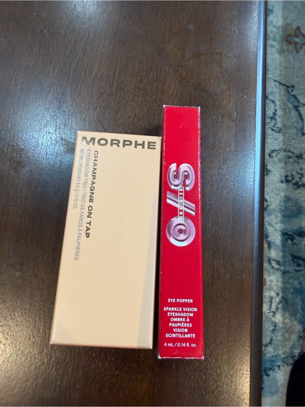 Morphe Champagne On Tap Eyeshadow Trio - Peachy Tones + One Size Eye Popper